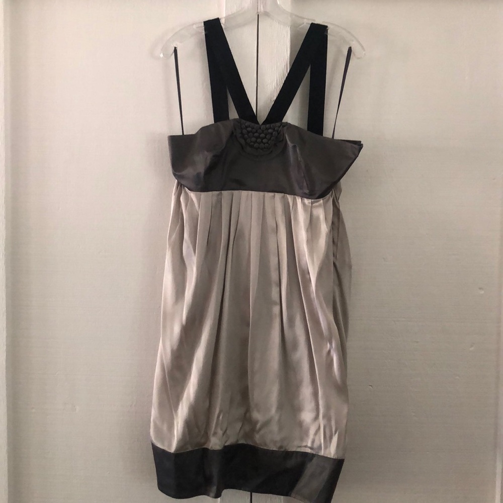 Club Monaco Sleeveless gray cocktail dress